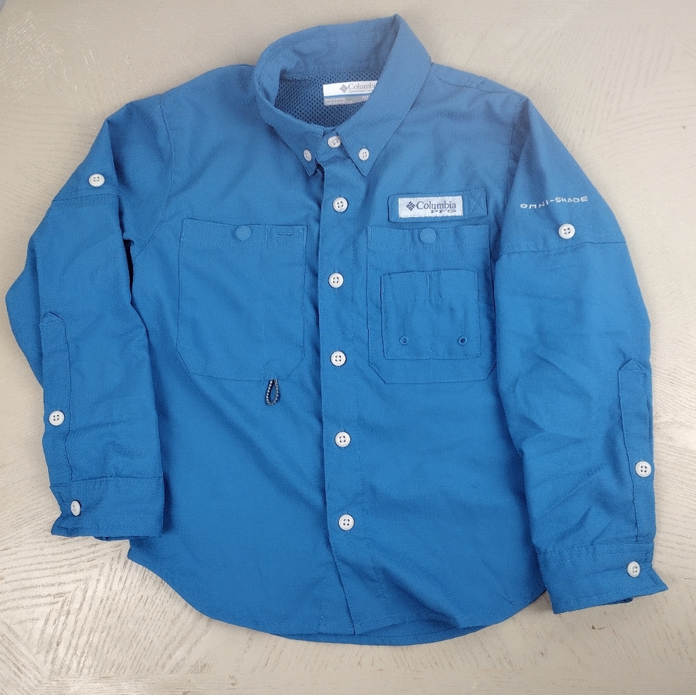 Columbia Boy's Blue Shirt